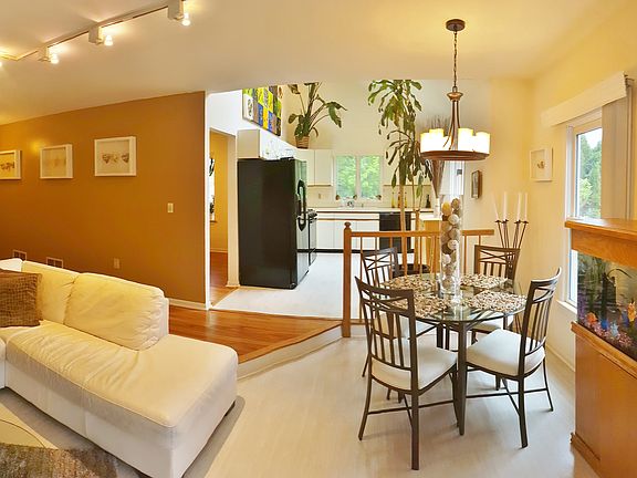 Family room into kitchen