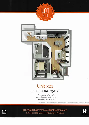 Floor plan Lot 792