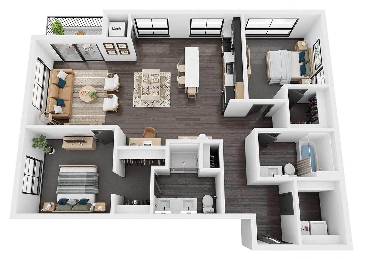 Floor plan Birch4 / 1248