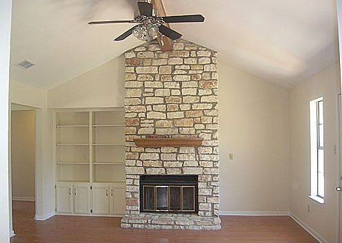 Stone Fireplace