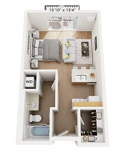 Floor plan Studio A