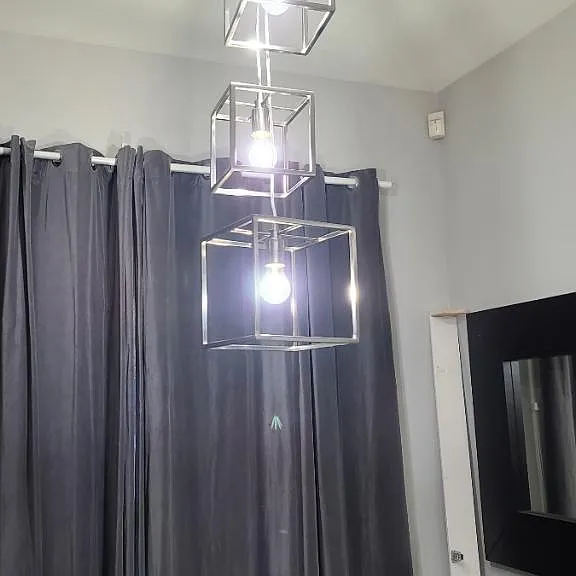 Light fixture over dining room table