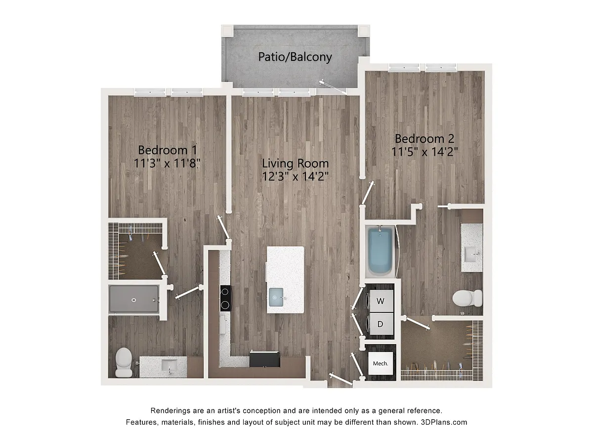Floor plan Sweetwater ADA