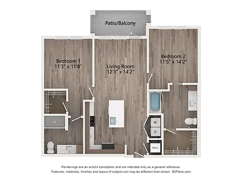 Floor plan Sweetwater ADA