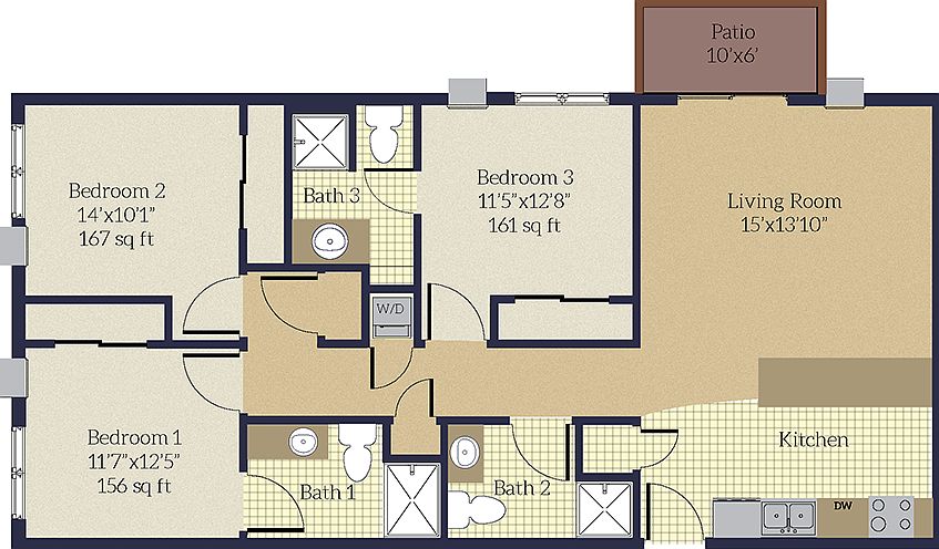 1st image of 301 S 4th St Unit 207