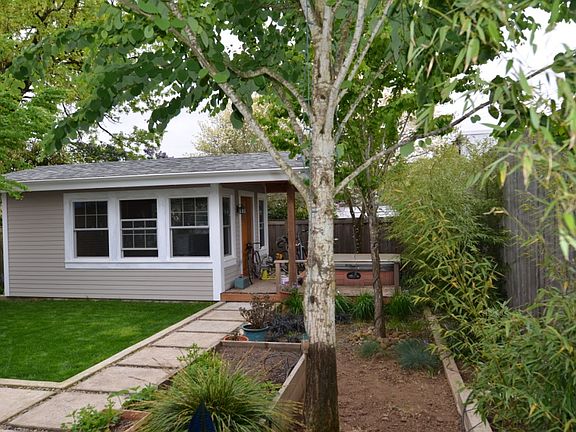 Gardens and small lawn!