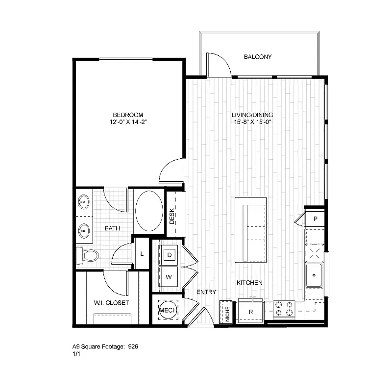 Floor plan A10