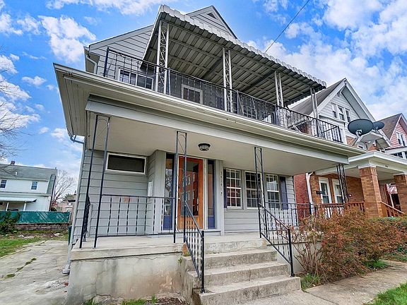 Front left of house