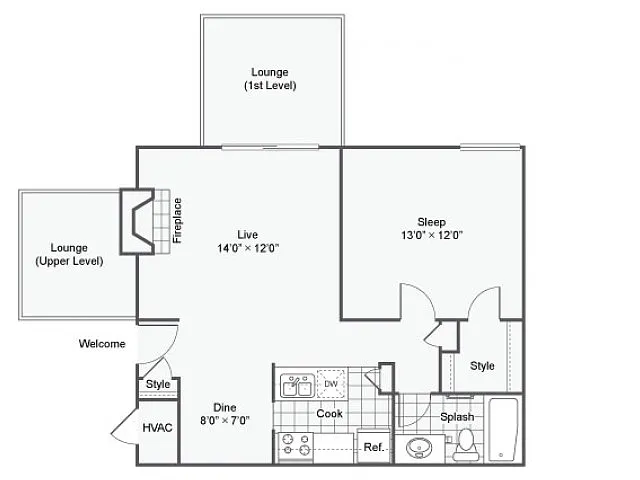 Floor plan Hampton