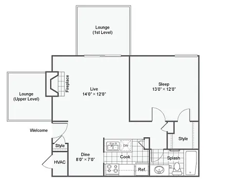 Floor plan Hampton