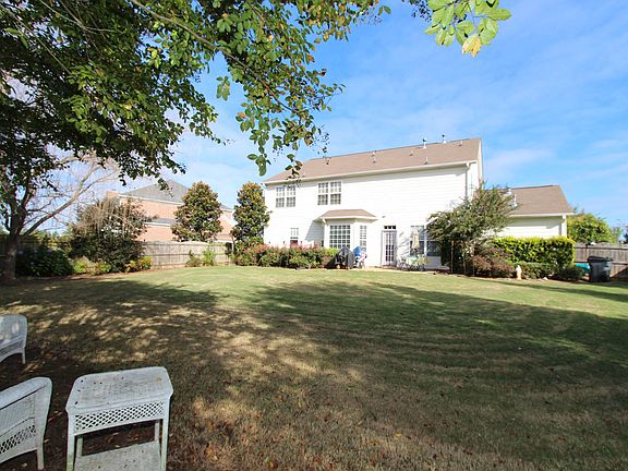 Rear yard looking at home