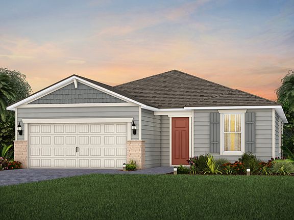 Craftsman with Stone Elevation C1 with Stone