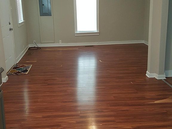 Kitchen opens to spacious family room.