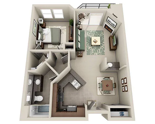 Floor plan Sea Spray (A1D-MMR)