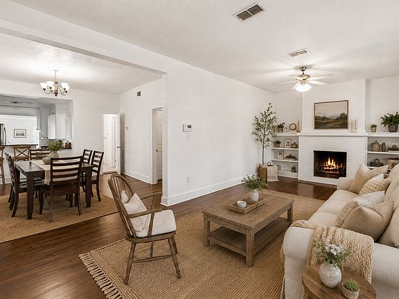 Living Room and Dining Room
