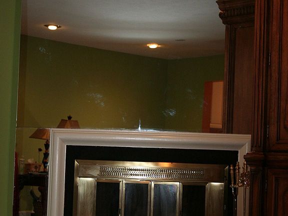 Woodburning fireplace