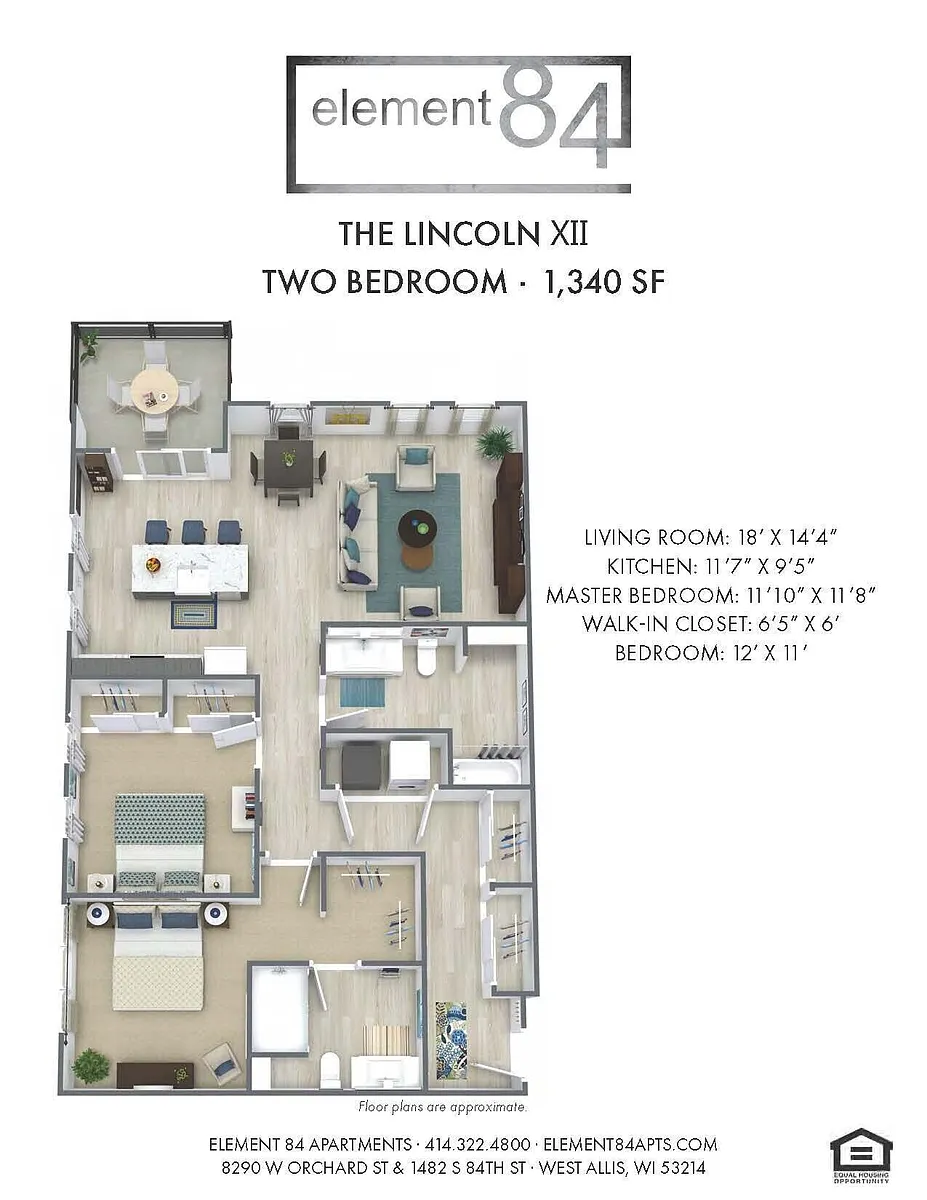 Floor plan Lincoln 12