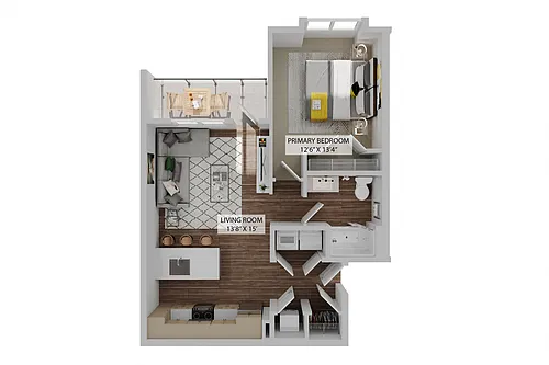 Floor plan The Seville Grand (A2a)