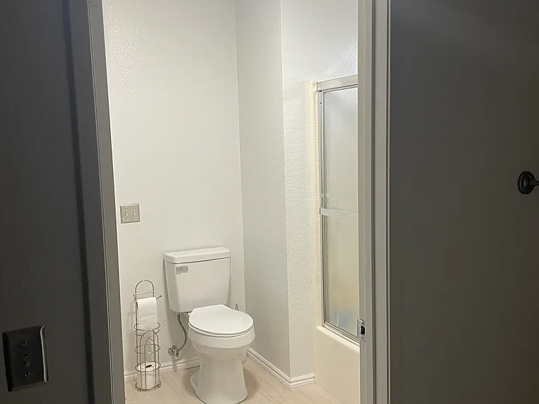 Same shared bathroom