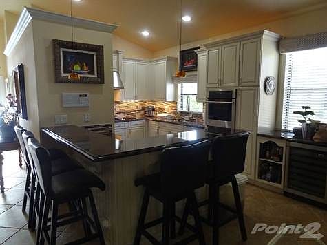 Over sized bar top for entertaining