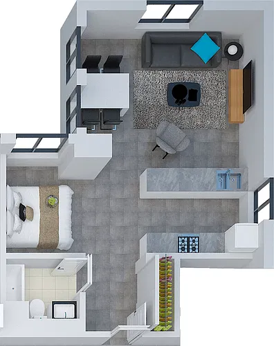 Floor plan LOFTB3