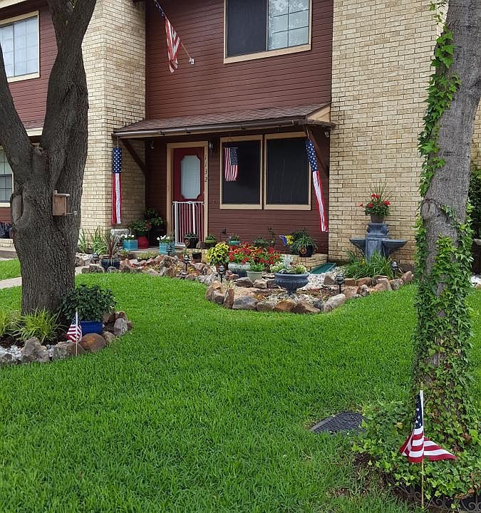 Front Elevation-Note, the grass was wiped out from winter freeze.