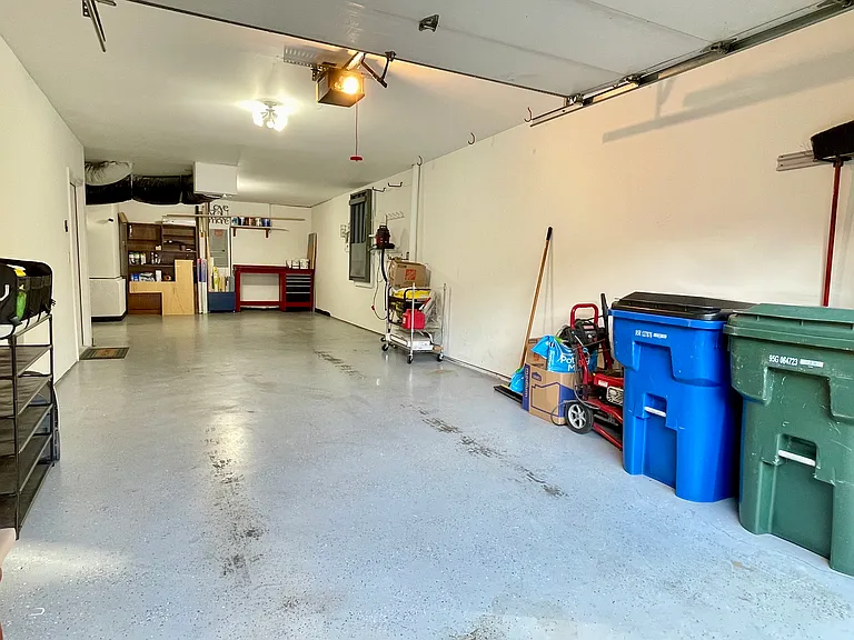 Attached garage