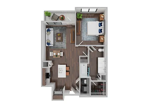 Floor plan A1B