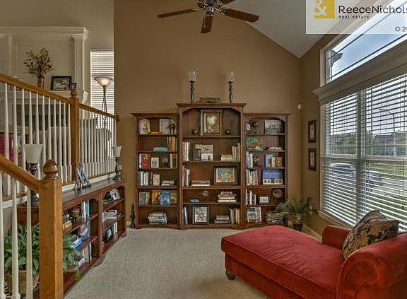 Custom made bookshelves.