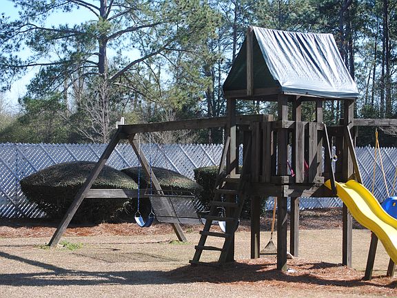 Large back yard