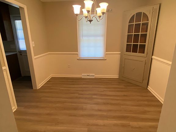 Dining room entry from living room