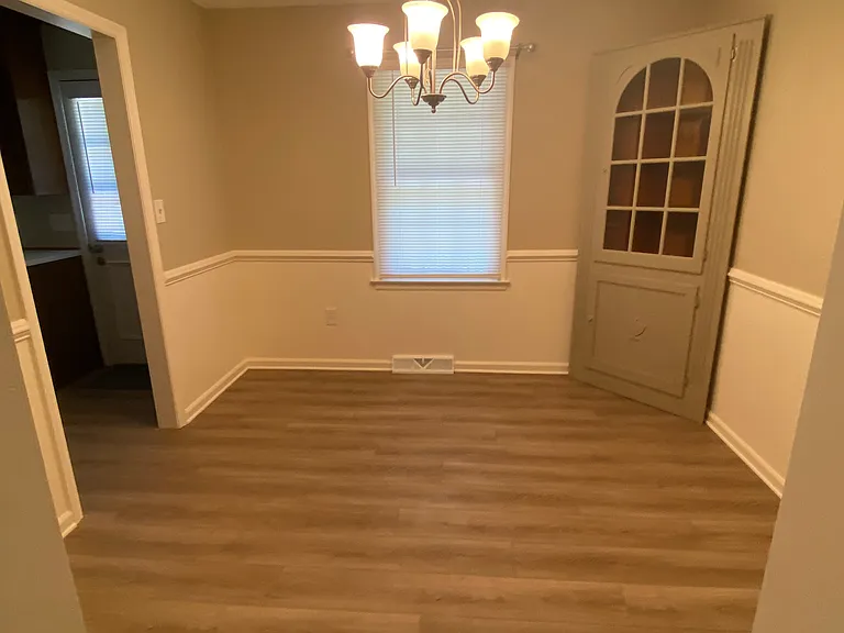 Dining room entry from living room