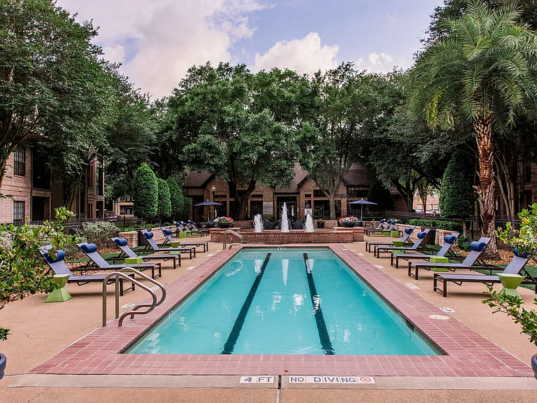 Swim Laps to the music of our outdoor fountains.