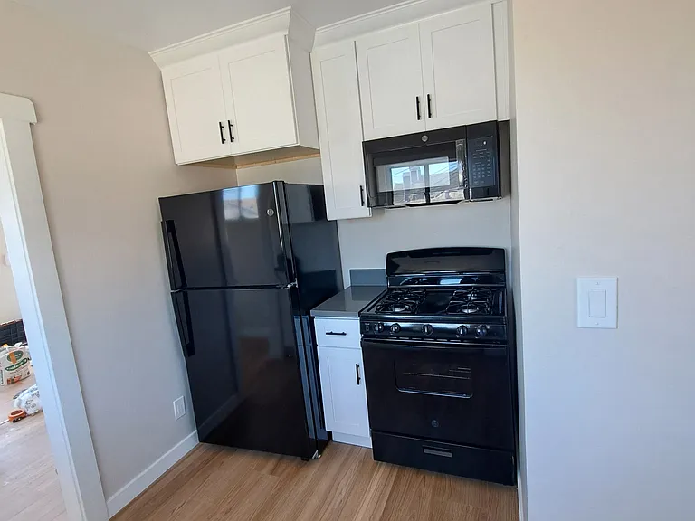 Newly purchased kitchen appliances