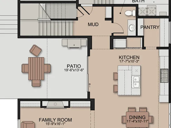 Melrose Place Plan, Creekside at Cartwright Ranch