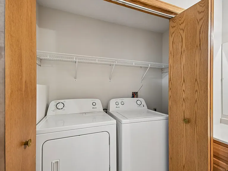 Enjoy the convenience of in-unit laundry at Mill Pond Apartments, designed for your busy lifestyle. Efficiently tackle your laundry needs with modern appliances, making chores easy and stress-free. Start your new chapter today!