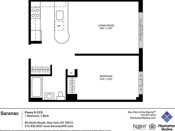 2nd image of 95 Worth St #304