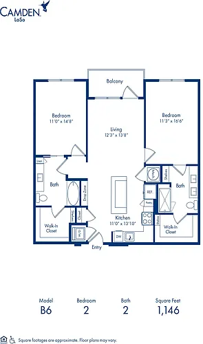 Floor plan B6