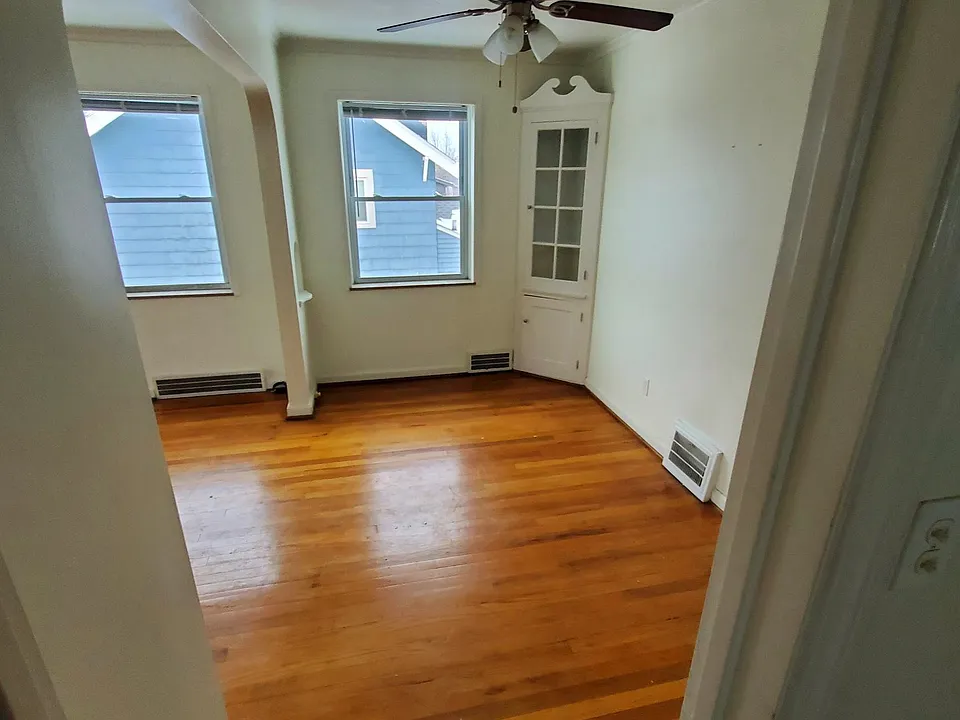 Dining room with china cabinet