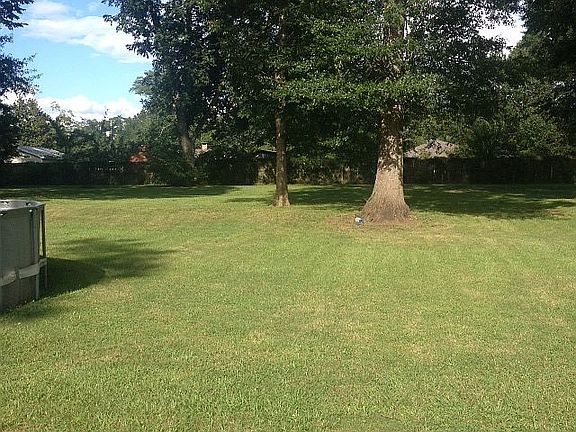 Large fenced in backyard 