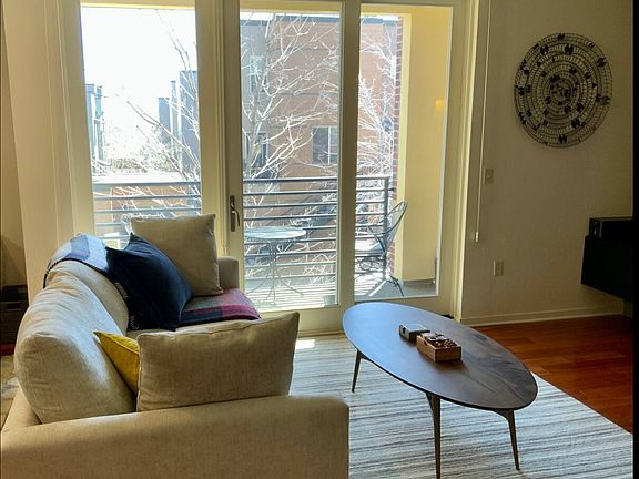 Living area and covered 2nd floor deck.
