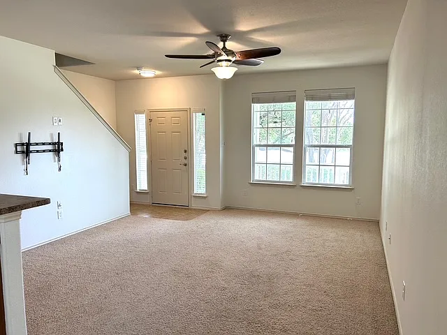 Living room view from breakfast area