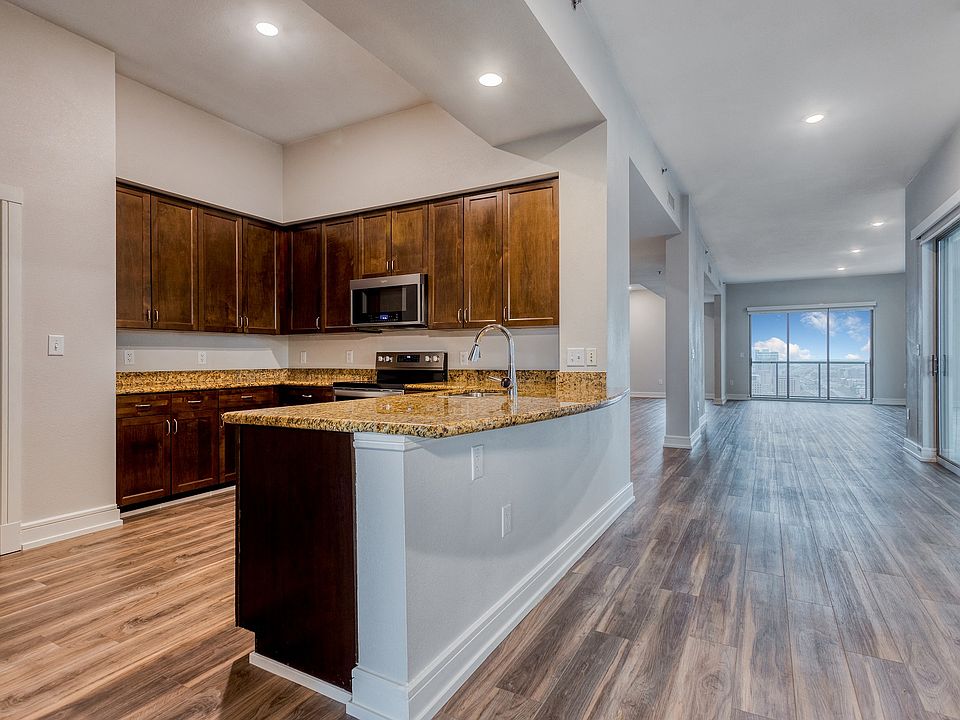 Gourmet kitchen featuring a breakfast bar