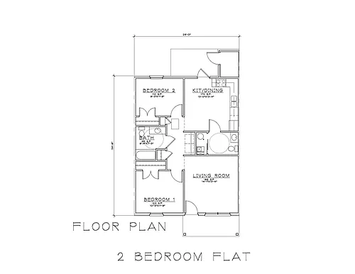 Floor plan 2X15