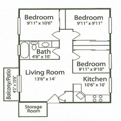 Floor plan 3 - Sunflower