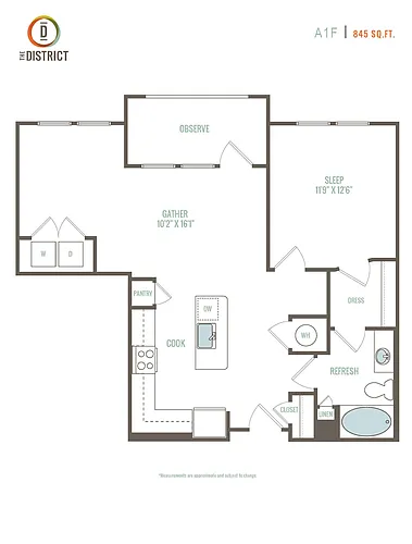 Floor plan A1F