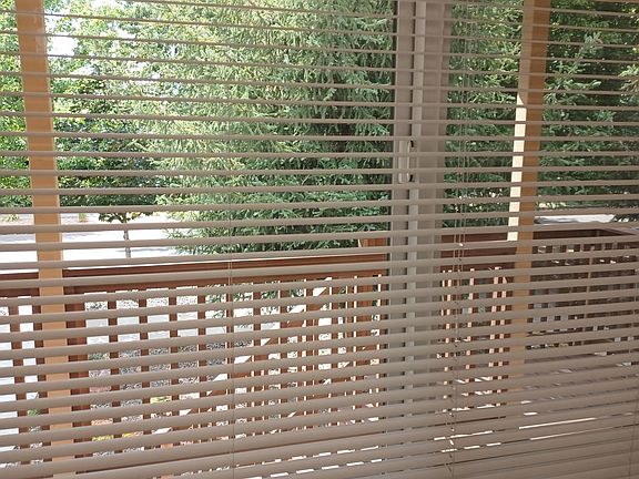 Sunny view from kitchen window while you enjoy you meal.