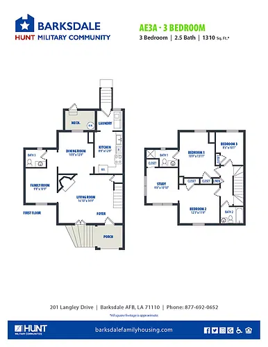 Floor plan 3 BEDROOM