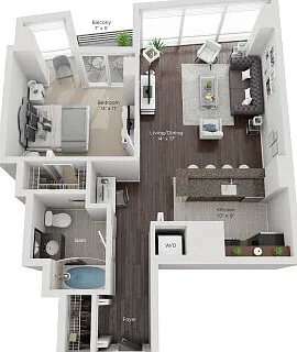 345 E Ohio St #1BR1BA — Photo 6
