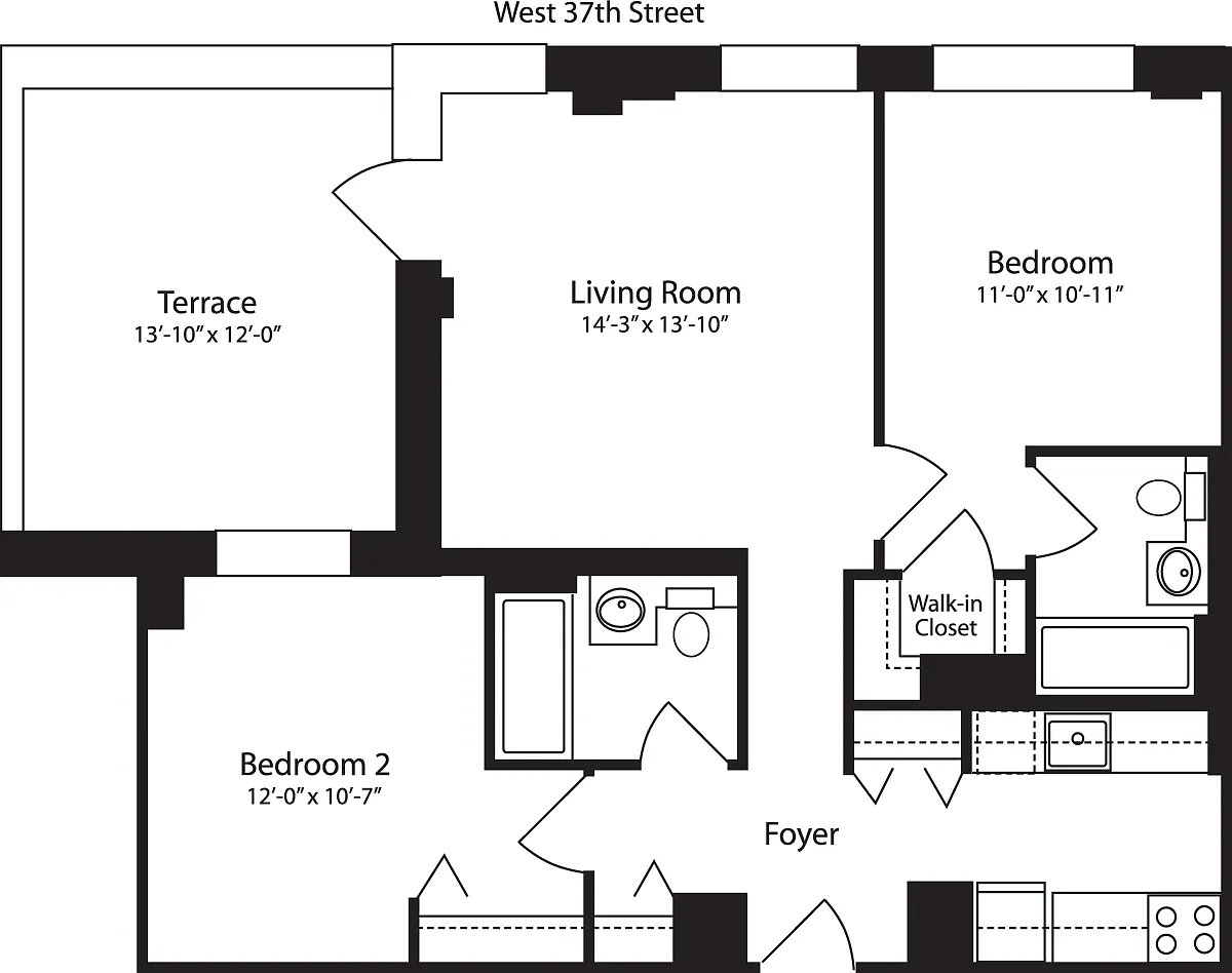 Floor plan Plan S, floor 11